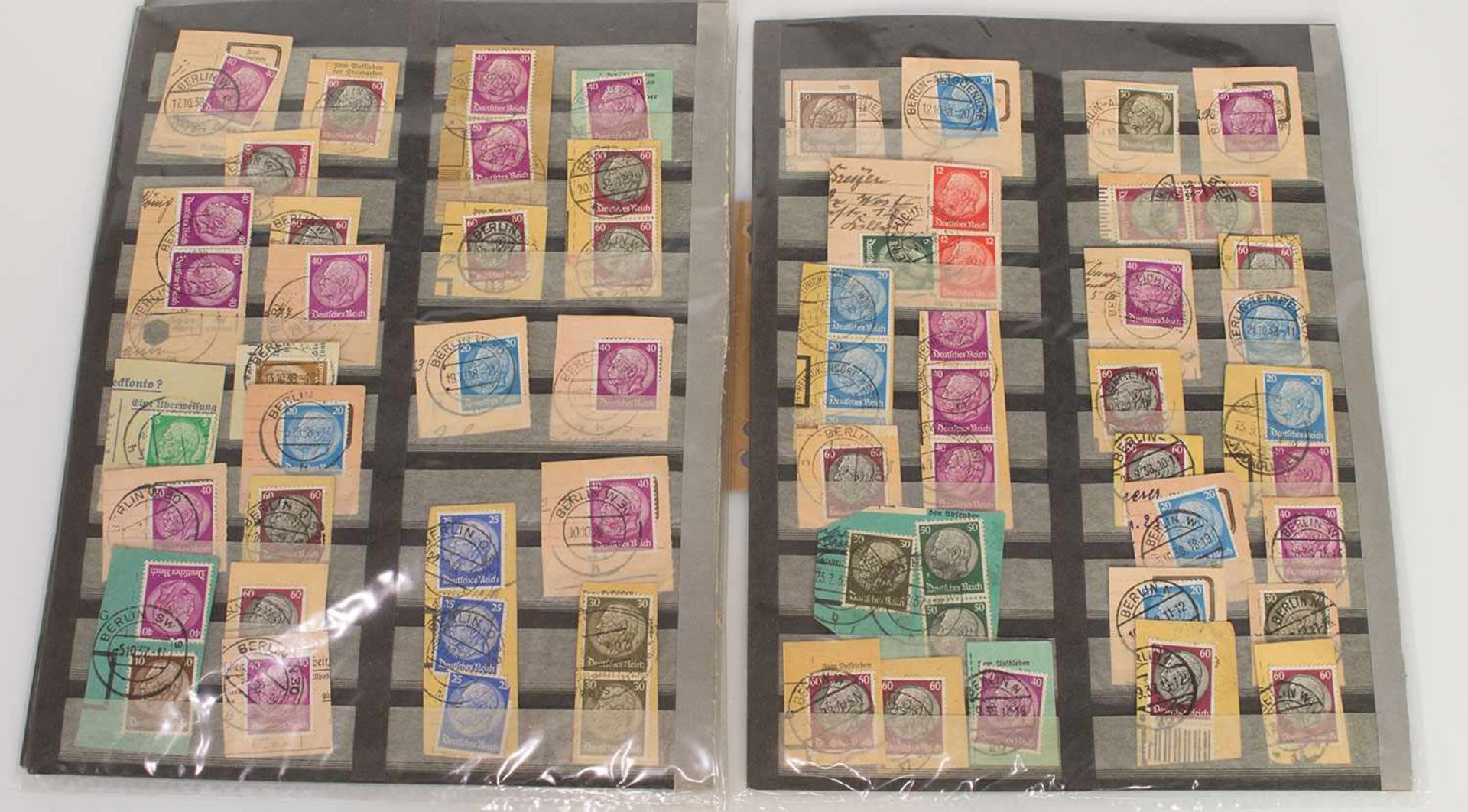 StempelsammlungDeutsches Reich, Paketkartenabschnitte d. 30er Jahre - Bild 4 aus 5