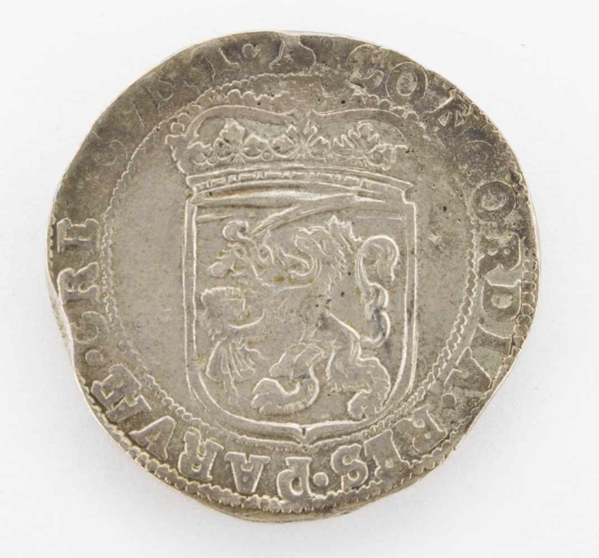 SilberdukatenNiederlande Provinz 1662, Ritter mit Wappenschild, Silber, ss - Bild 2 aus 2