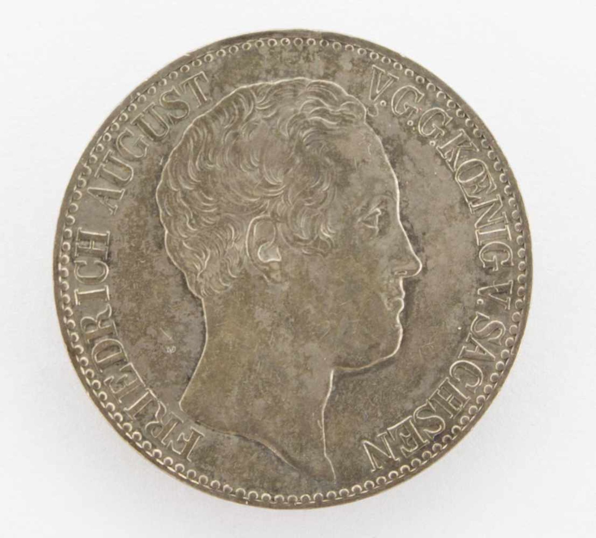 1 TalerSachsen 1836, Friedrich August, Silber, vzgl.+