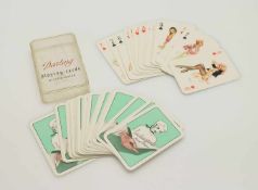 KartenspielDarling playing-cards, 55 Blatt, mit Pin-up Girls nach Bildern von Heinz Villiger, um