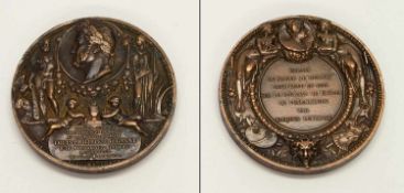BronzemedailleFrankreich 15. Juni 1856, D. 68 mm