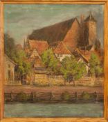 Ulrich Hübner(Berlin 1872 - 1932 Neubabelsberg, impressionistischer Landschafts- u. Marinemaler,