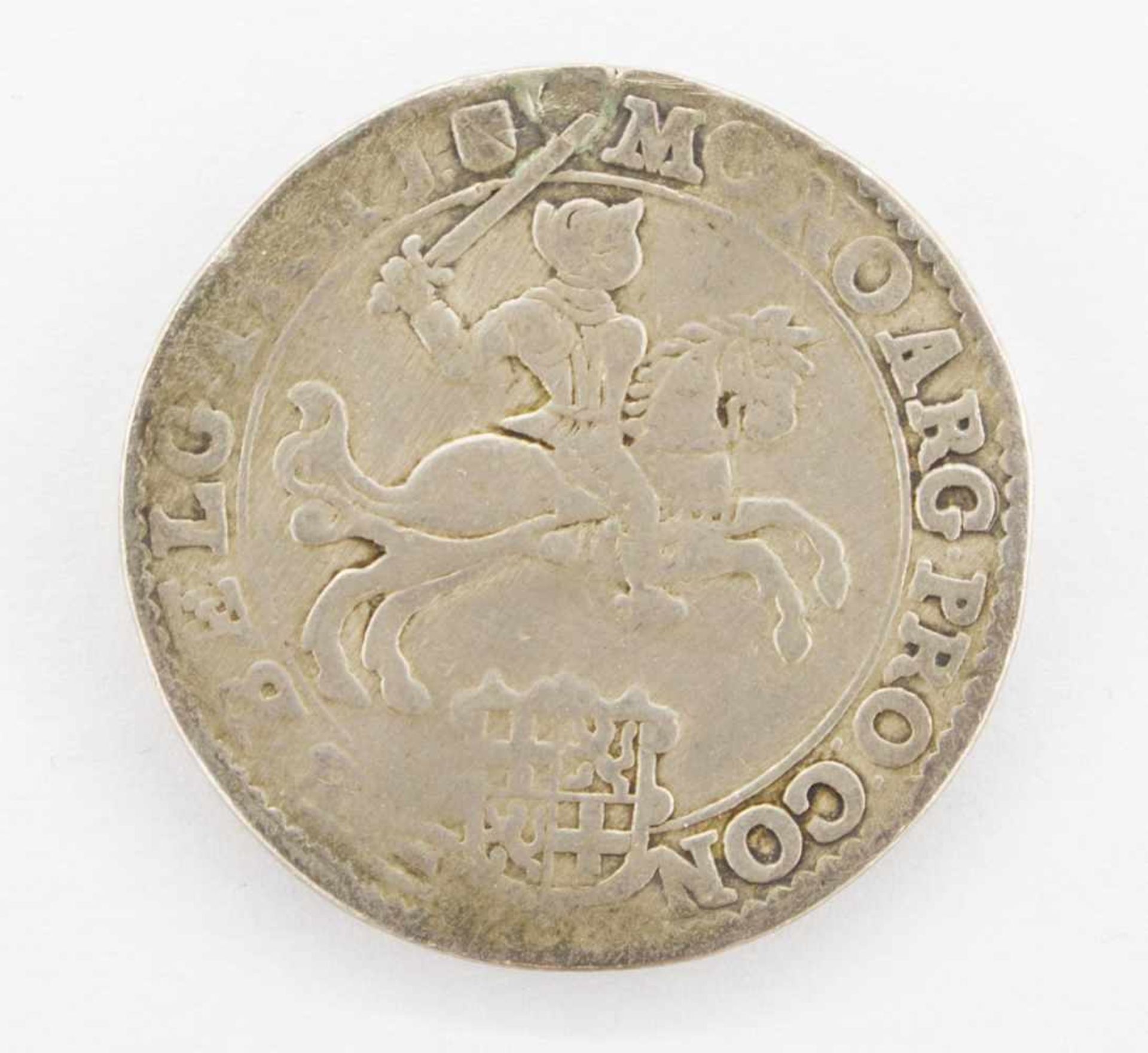 1/2 DukatenNiederlande, Provinz Utrecht 1659, Reiter, Silber, ss