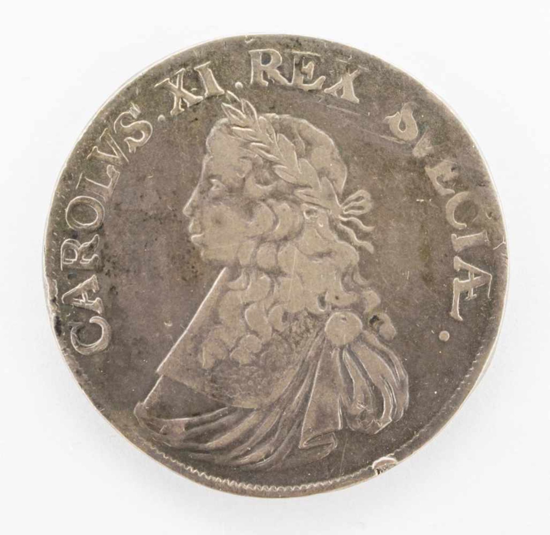 VIII. MarkSchweden 1666, Karl XI., Silber, G. 31,26g, ss