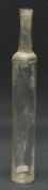 SoleflascheLüneburger Saline, 17. Jh., mundgeblasenes Klarglas mit großem Bodenabriß, H. 23,5 cm