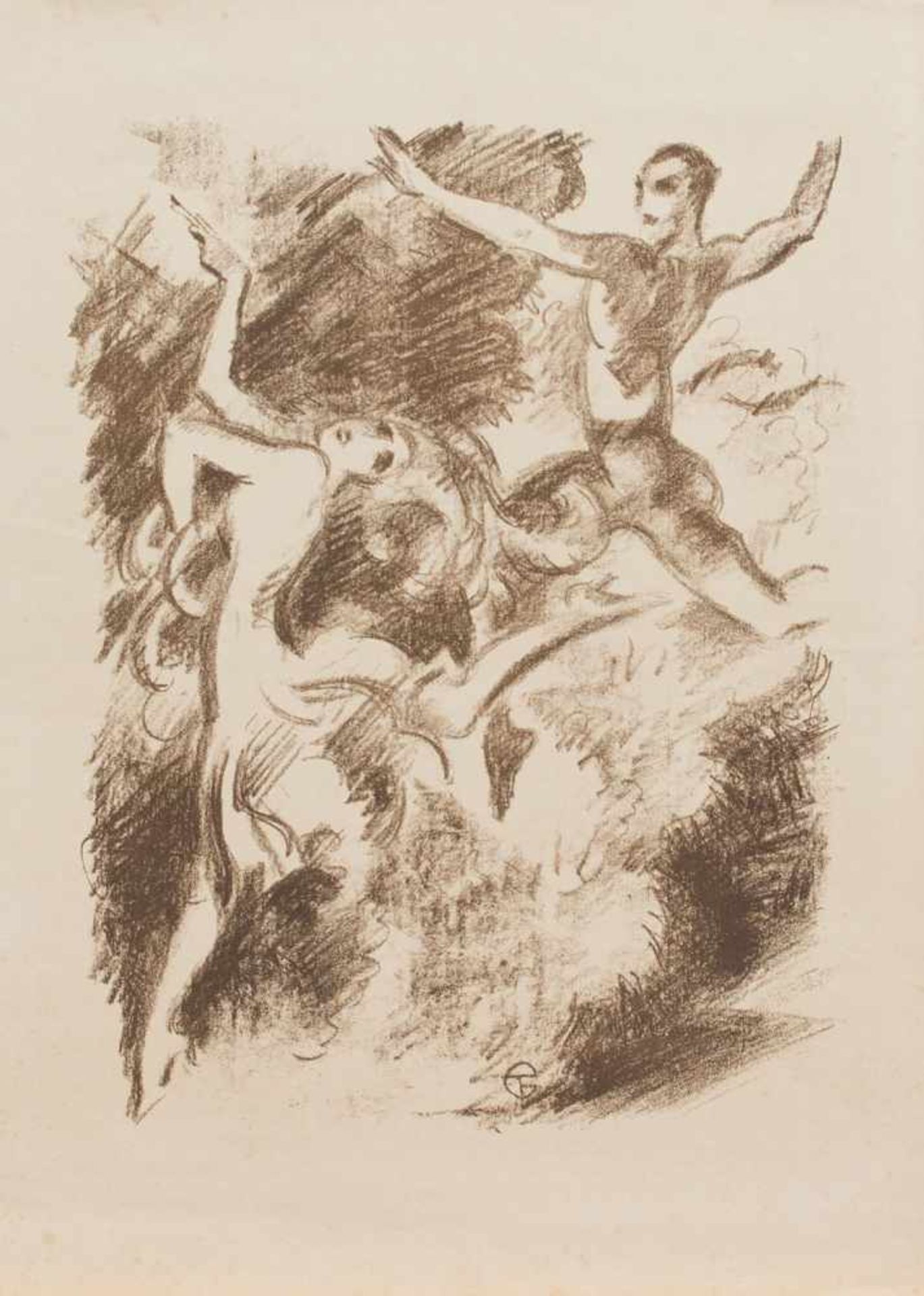 Gino von Finetti(Pisino d` Istria 1877 - 1955 Gorizia, italienischer Maler, Grafiker u. Zeichner,