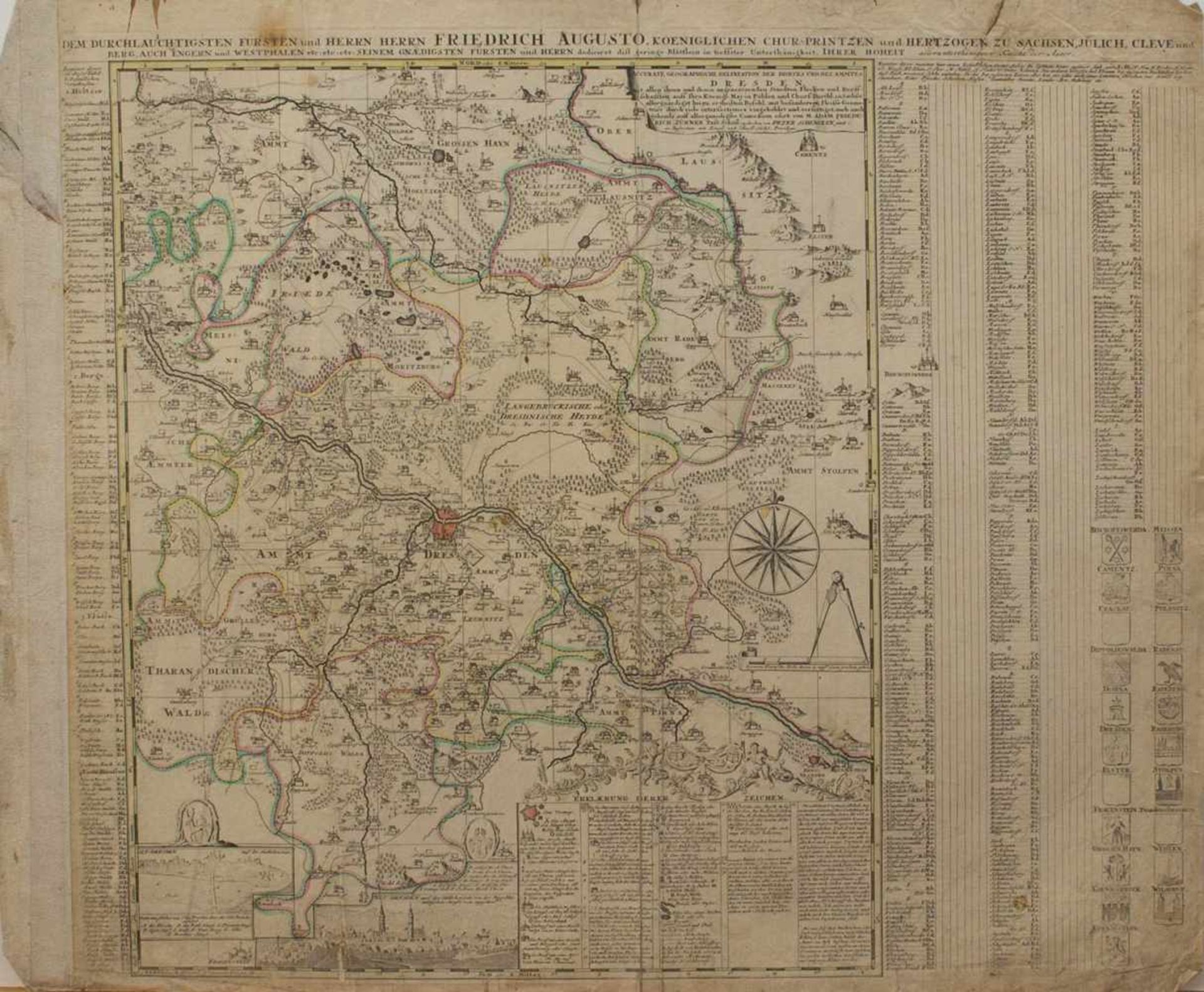 Peter Schenk (d. Jüngere)(Amsterdam 1693 - 1775 ebenda, deutscher Kartograph, Verleger u.