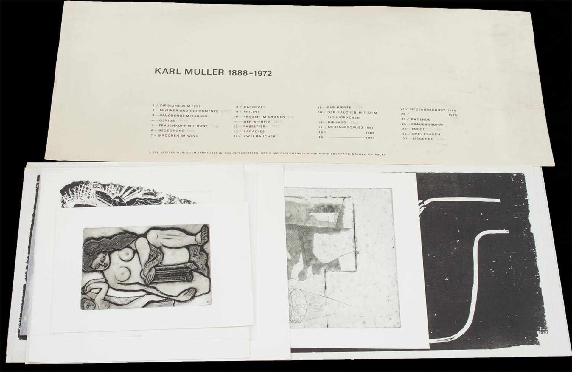 Karl Müller(Berlin 1888 - 1972 Halle/ Saale, deutscher Metallbildner, Bildhauer u. Grafiker, Studium