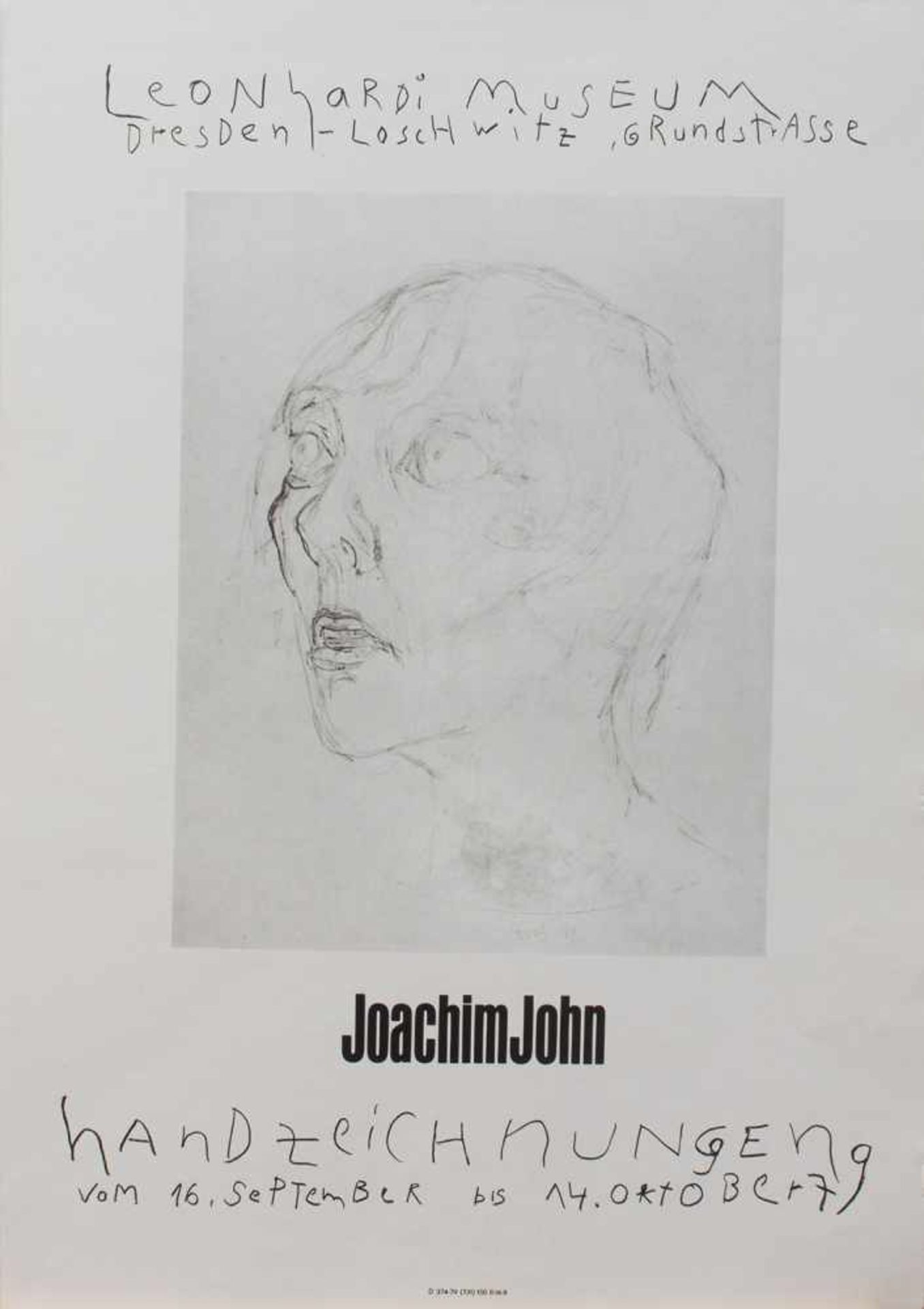 Joachim John(Tetschen 1933 - 2018 Frauenmark, deutscher Maler, Graphiker u. Autor, Studium a. d.
