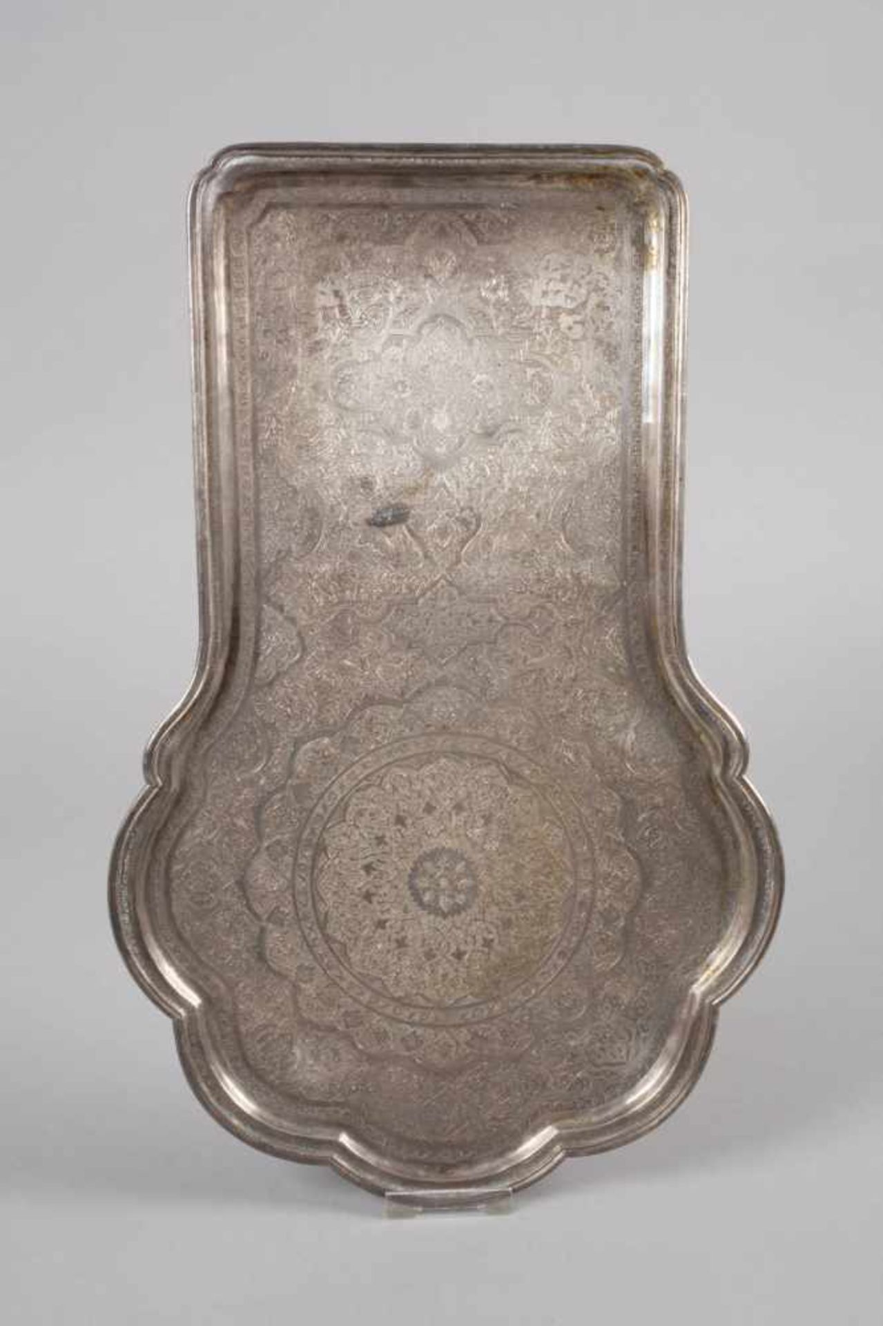 Großer persischer Samowar SilberMitte 20. Jh., Silber geprüft, fünfteilig, bestehend aus Samowar, - Image 11 of 13