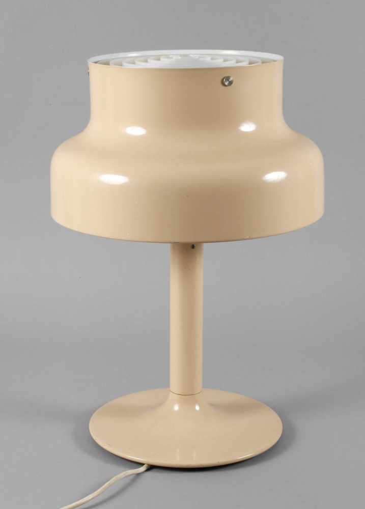 Bumling Tischlampe Anders PehrsonSchweden, Entwurf 1960er Jahre für Ateljé Lyktan, cremefarben