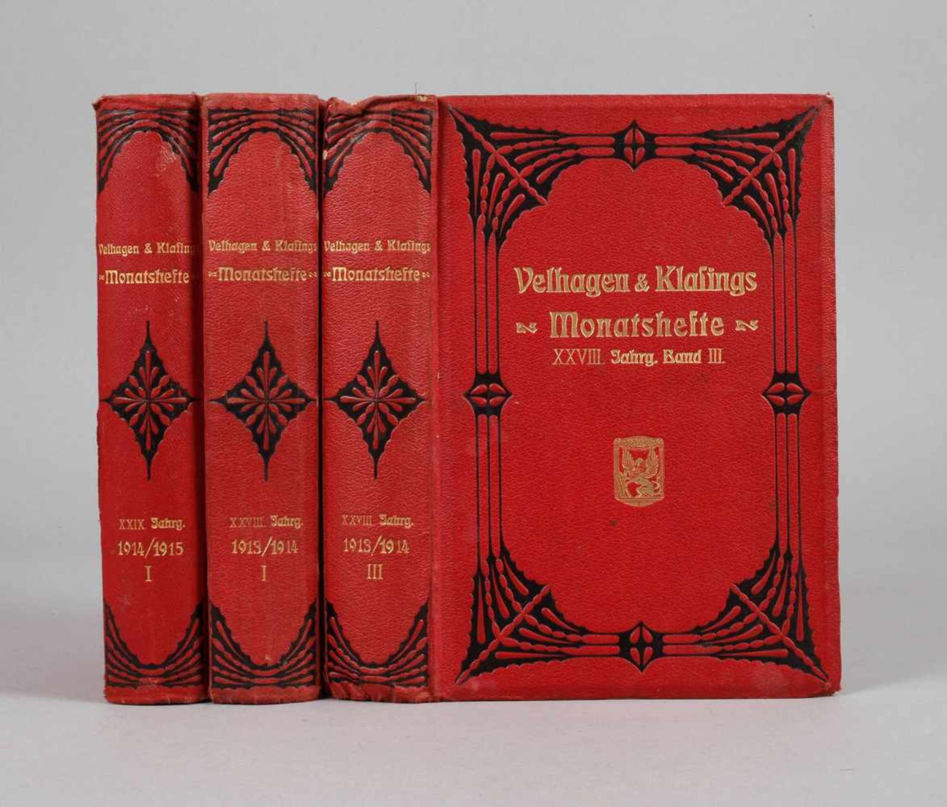 Velhagen & Klasings MonatshefteXXVIII. Jahrg. 1913/14 1. und 3. Bd. sowie XXIX. Jahrg. 1914/15 1.
