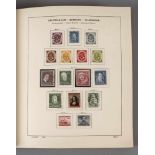 Briefmarkensammlung BRD1949 bis ca. 2000, weitestgehend komplett in den Hauptnummern (Mi 115 und 141