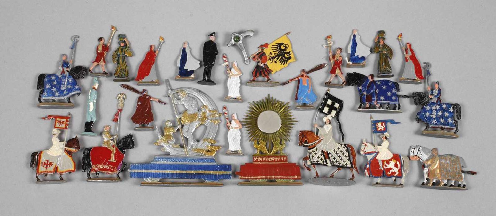 Zinnfiguren "Tag der deutschen Kunst München 1939"Zinngießerei Schweizer in Diessen am Ammersee,