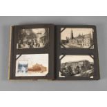 Postkartenalbumum 1900 bis um 1930, über 100 Stück, u.a. Rothenburg ob der Tauber, Berchtesgaden,