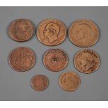 Konvolut Kupfermünzen1: 4 Pfennig 1865 Preußen, ss+. - 2: 3 Pfennig 1851 Preußen, fast ss mit