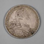 Wappentaler Bayern 1759Max III. Joseph, Portraitseite ss+, Wappenseite fast vz, G ca. 28 g.