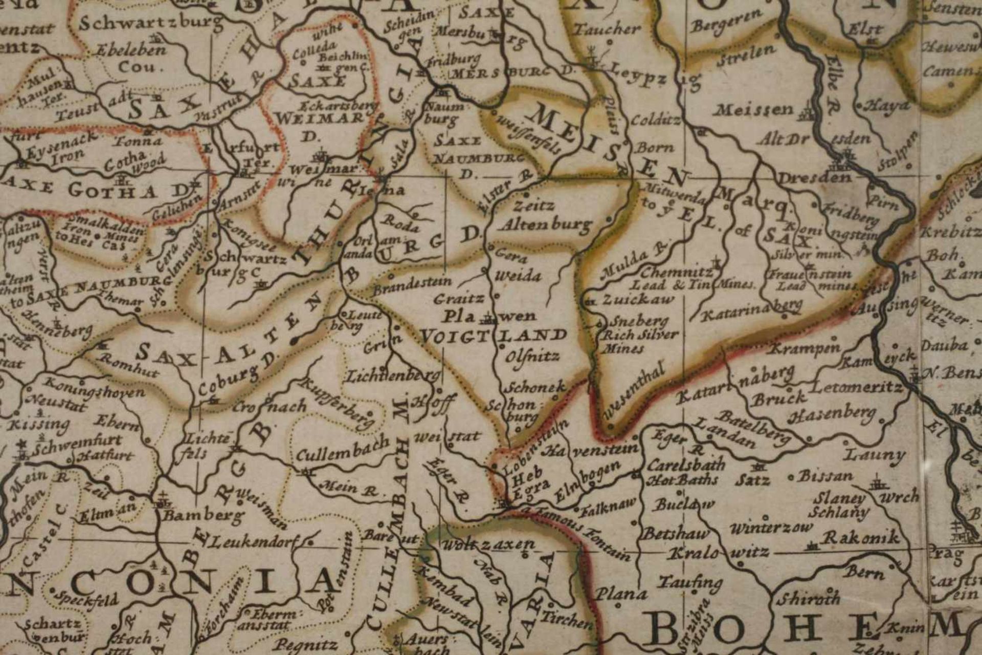 Moll und Bowles, Große Europakarteoben links in Kartusche bezeichnet To his Grace John Duke of - Bild 5 aus 5