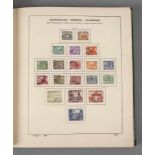 Briefmarkensammlung Berlin1948-1990, mit Berlin-Schwarz- und Rotdruck, Glocken, ab 1955 komplett,