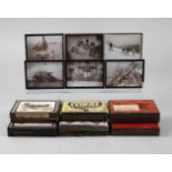 Konvolut Fotoplatten Wandervogelbewegungum 1920/30, ca. 60 Fotoplatten in sechs originalen