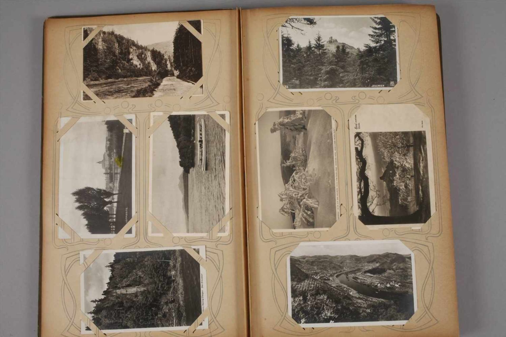 Paar Ansichtskartenalben Böhmenca. 400 vorwiegend topographische Postkarten vor 1945, vor allem - Bild 2 aus 9