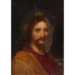 Portrait von Jesus ChristusBrustbildnis von Jesu, den Betrachter anblickend, mit spitzem Pinsel