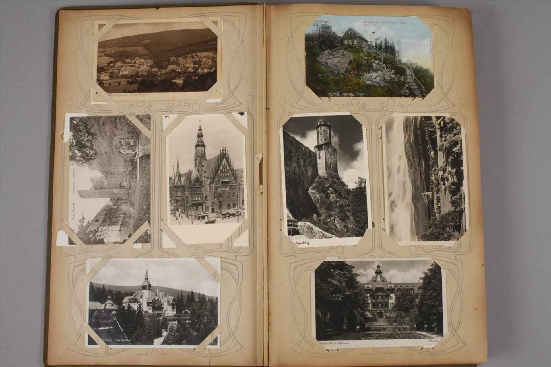 Paar Ansichtskartenalben Böhmenca. 400 vorwiegend topographische Postkarten vor 1945, vor allem - Bild 9 aus 9