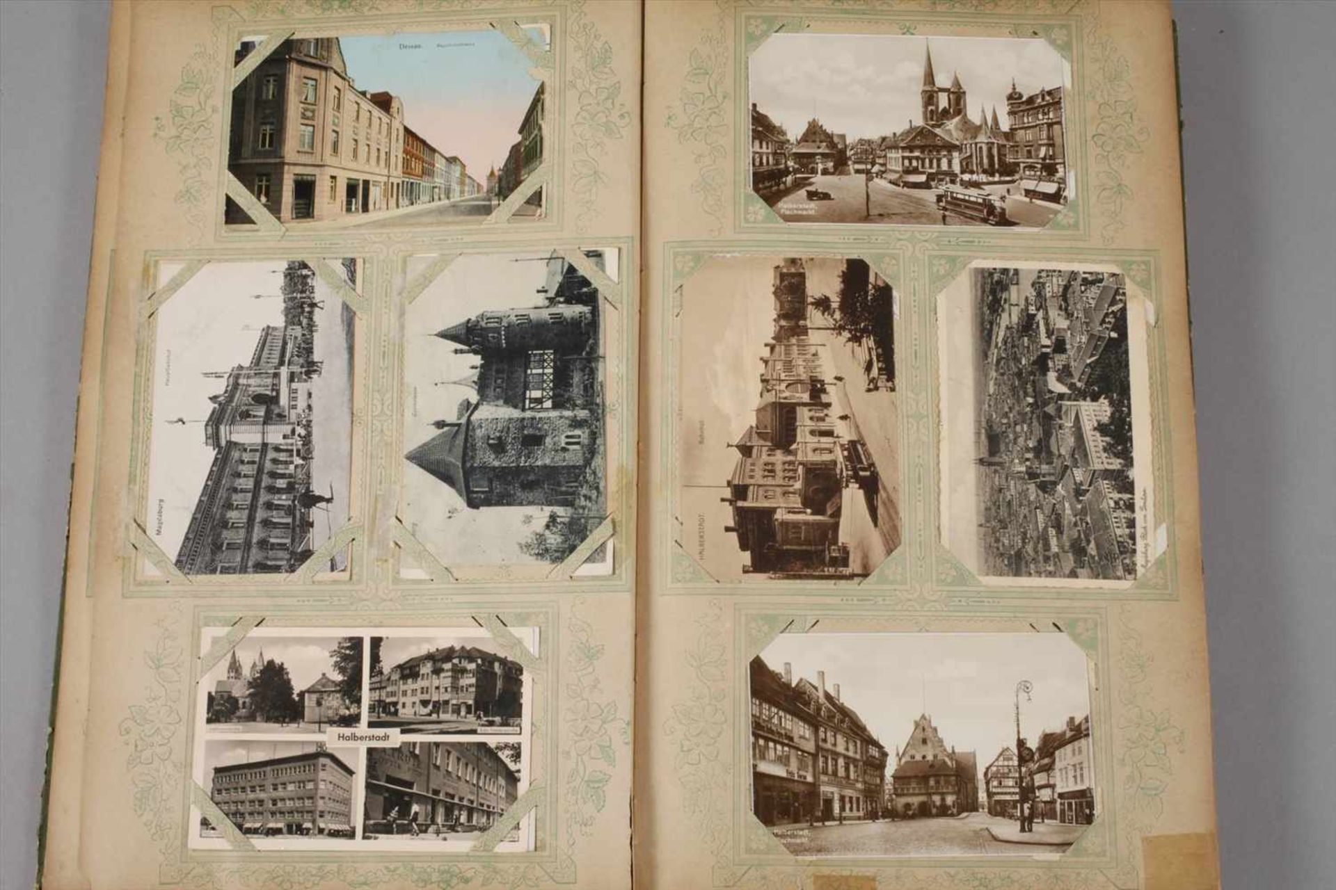 Paar Ansichtskartenalben Mitteldeutschlandca. 400 topographische Karten der Städte Halle, Leipzig - Bild 2 aus 9