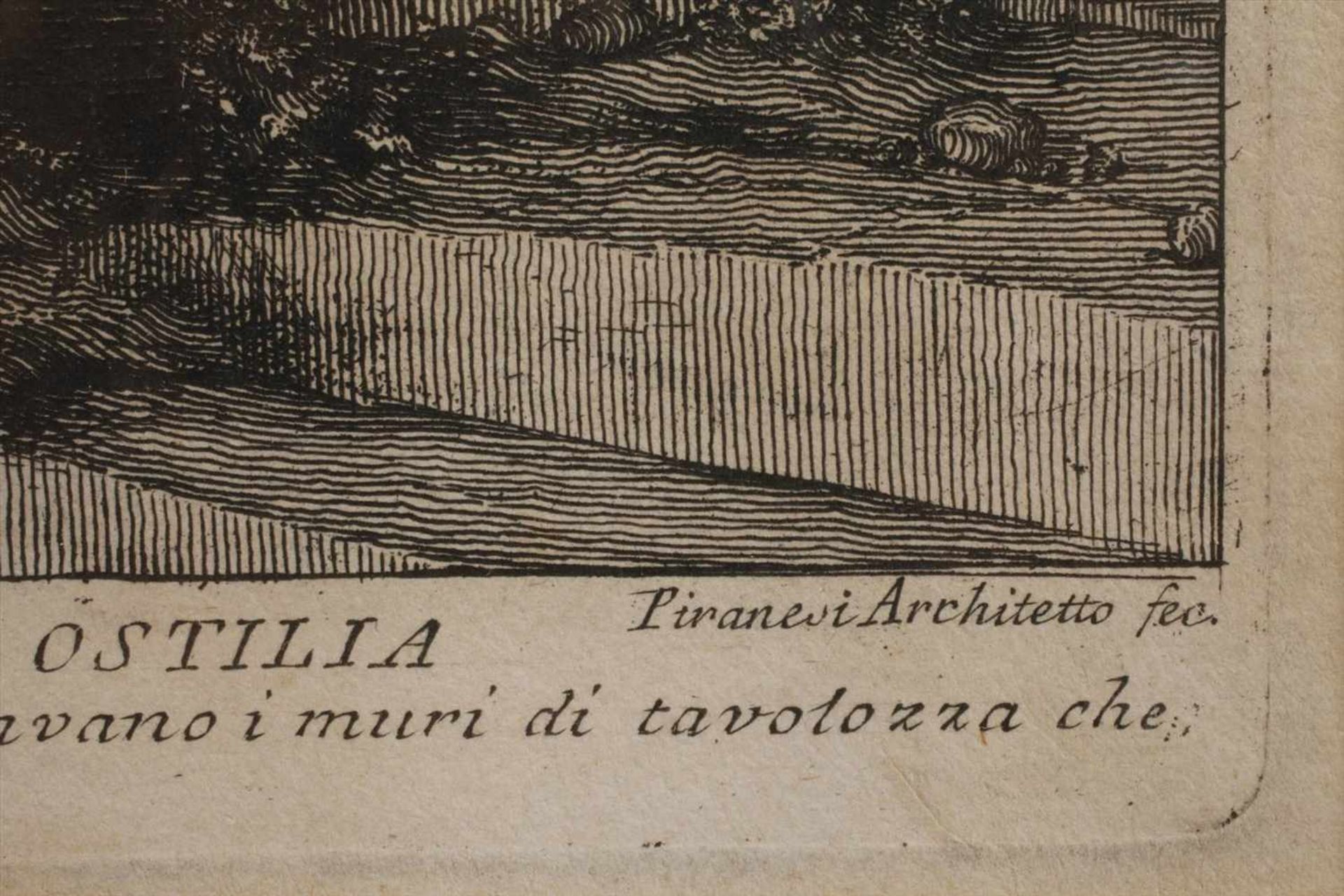 Giovanni Bat. Piranesi, "Veduta Piano Superiore"Blick in einen teils verfallenen hohen Gewölberaum - Bild 3 aus 4