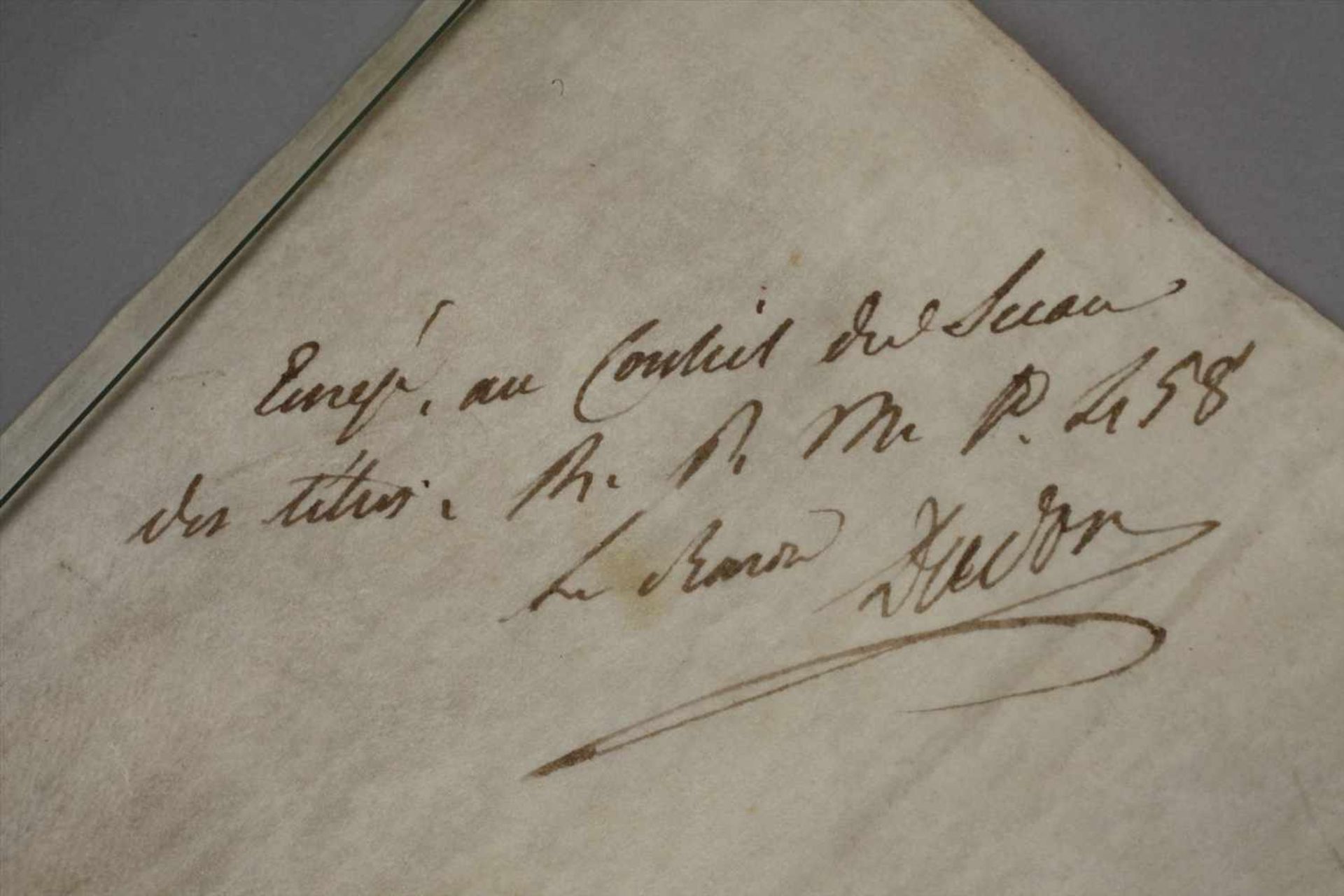 Lettre Patente mit dem Autogramm Napoleon I.Erhebung zum Comte de l'Empire von Philippe-Paul de - Bild 9 aus 20