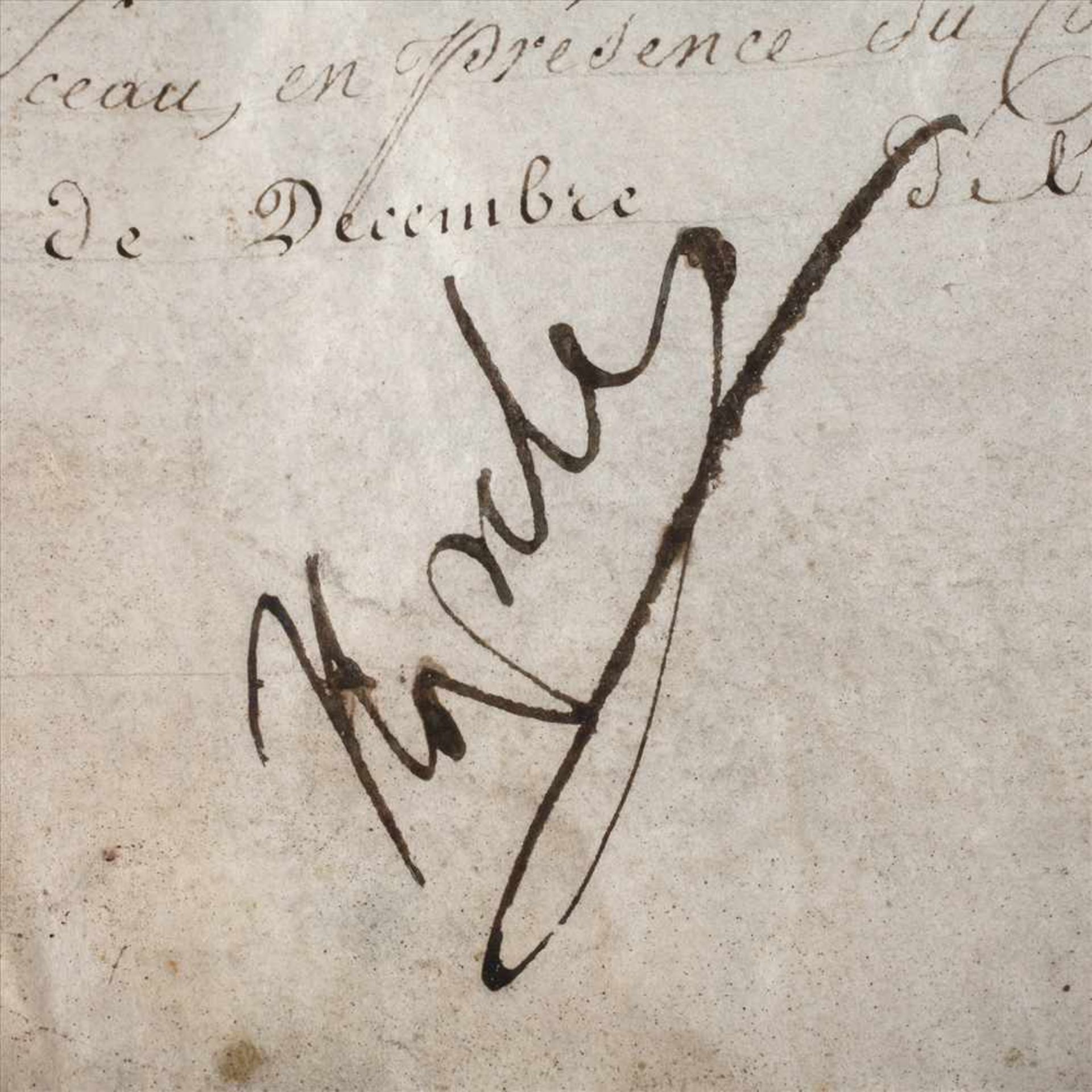 Lettre Patente mit dem Autogramm Napoleon I.Erhebung zum Comte de l'Empire von Philippe-Paul de