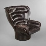 Joe Colombo Elda Chair Entwurf 1963 für Comfort/Italien, zeitnahe Ausführung, drehbare