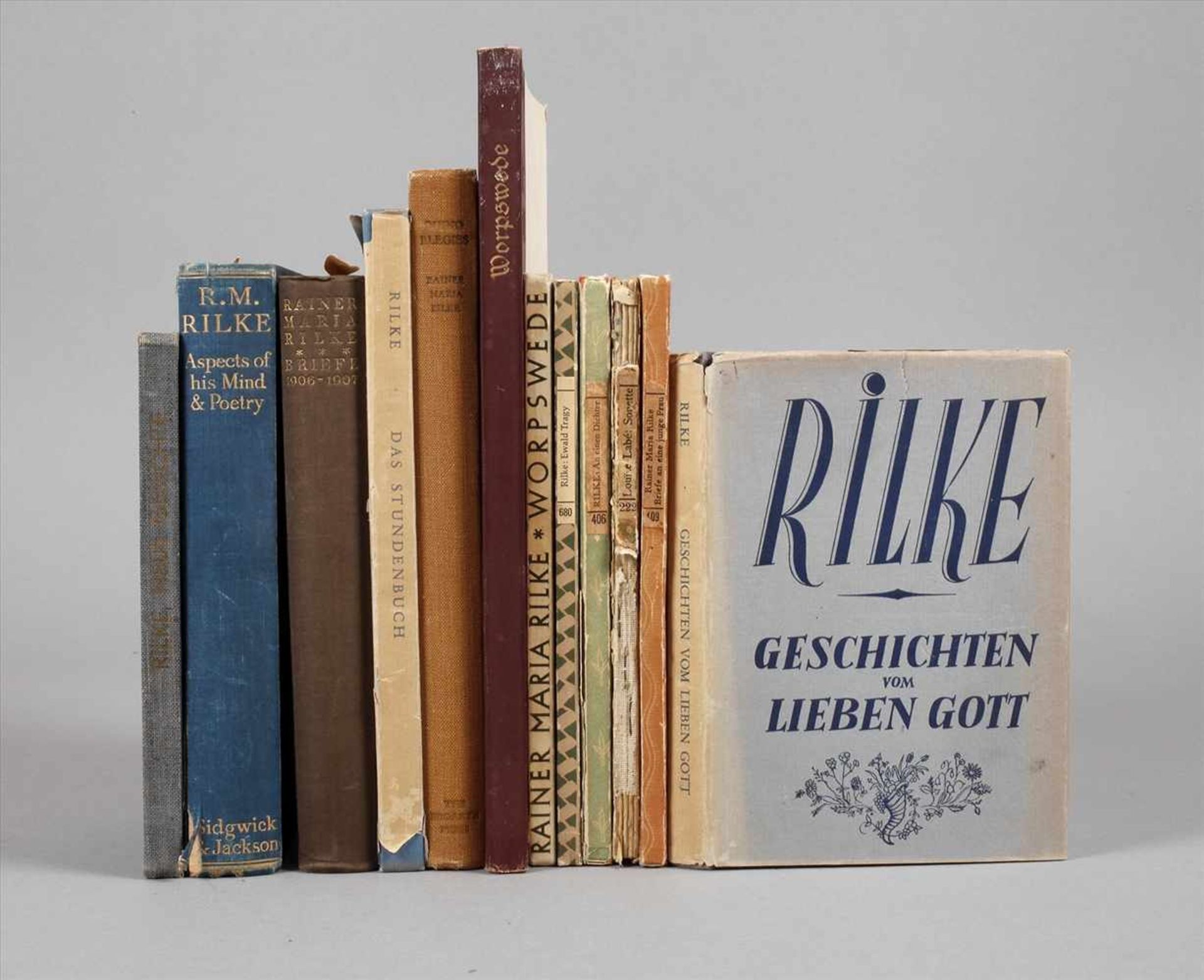 Konvolut Rainer Maria Rilke1: Briefe an eine junge Frau (Insel). - 2: Die vierundzwanzig Sonette der