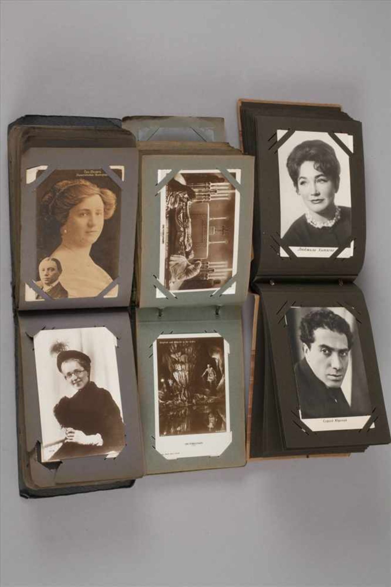 Drei Alben Künstlerkartenca. 230 Postkarten, 20er/30er/40er Jahre, Theater, Oper und Stummfilm, - Bild 5 aus 7