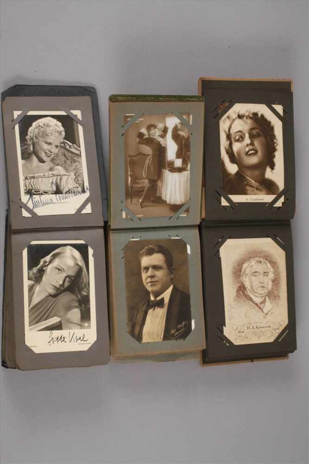 Drei Alben Künstlerkartenca. 230 Postkarten, 20er/30er/40er Jahre, Theater, Oper und Stummfilm, - Bild 7 aus 7