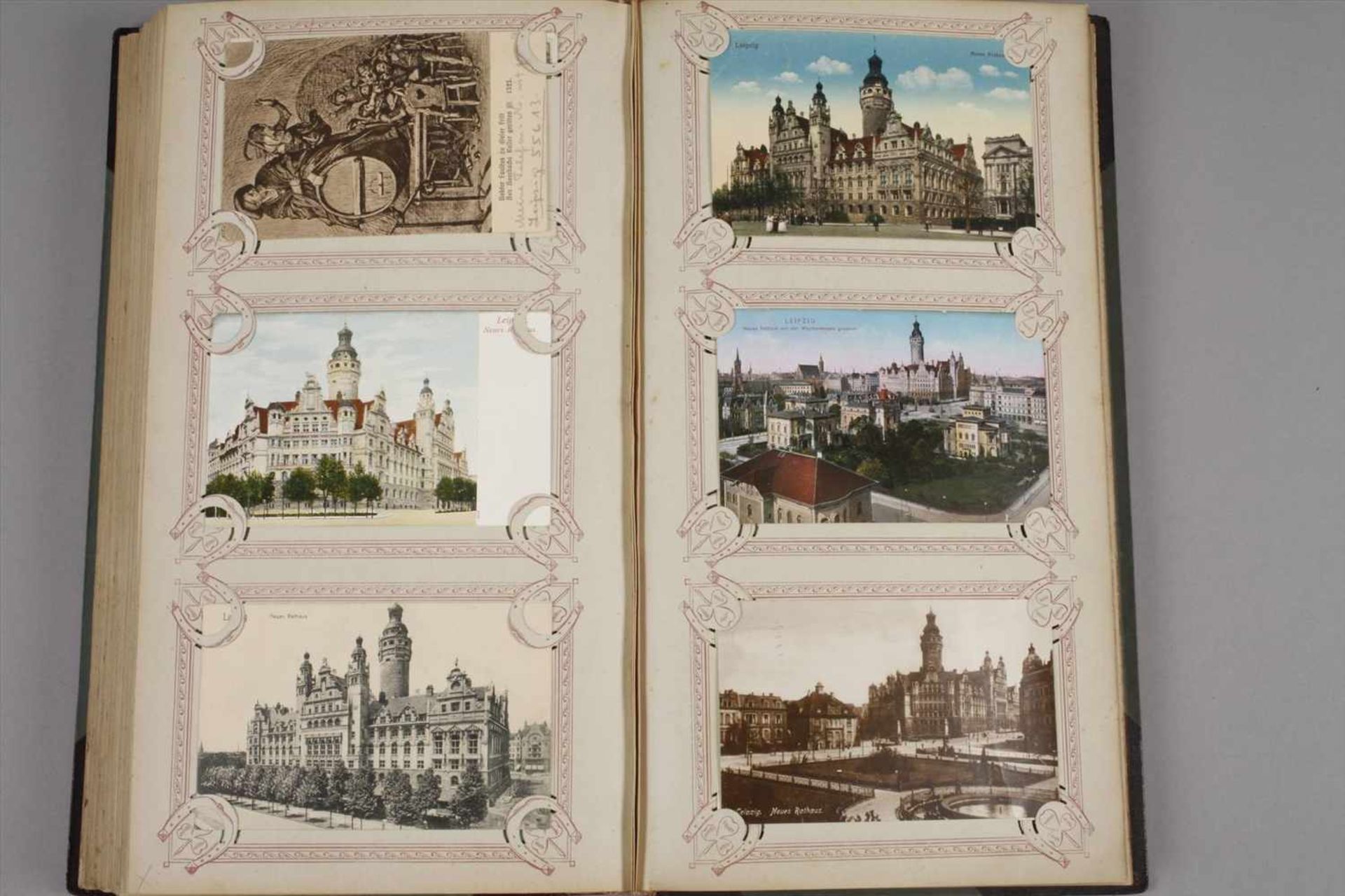 Ansichtskartenalbumca. 300 topographische Postkarten um 1910 bis vor 1945, viele farbig - Bild 6 aus 8