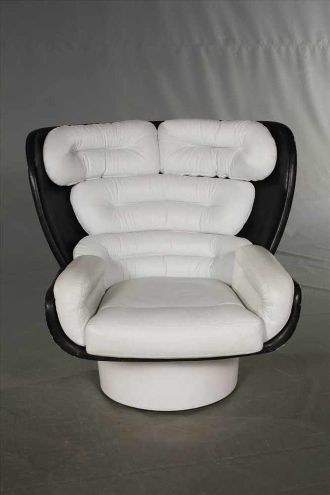 Joe Colombo Elda Chair Entwurf 1963 für Comfort/Italien, zeitnahe Ausführung, drehbare - Bild 4 aus 4