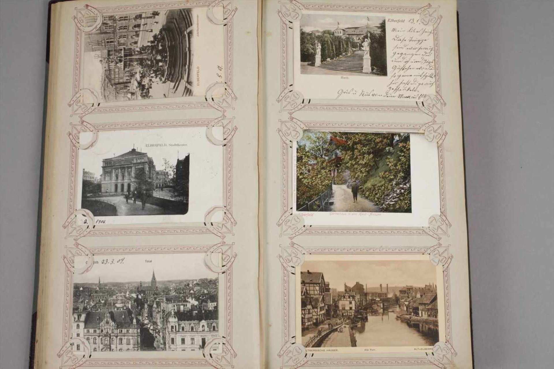 Ansichtskartenalbumca. 300 topographische Postkarten um 1910 bis vor 1945, viele farbig - Bild 3 aus 8