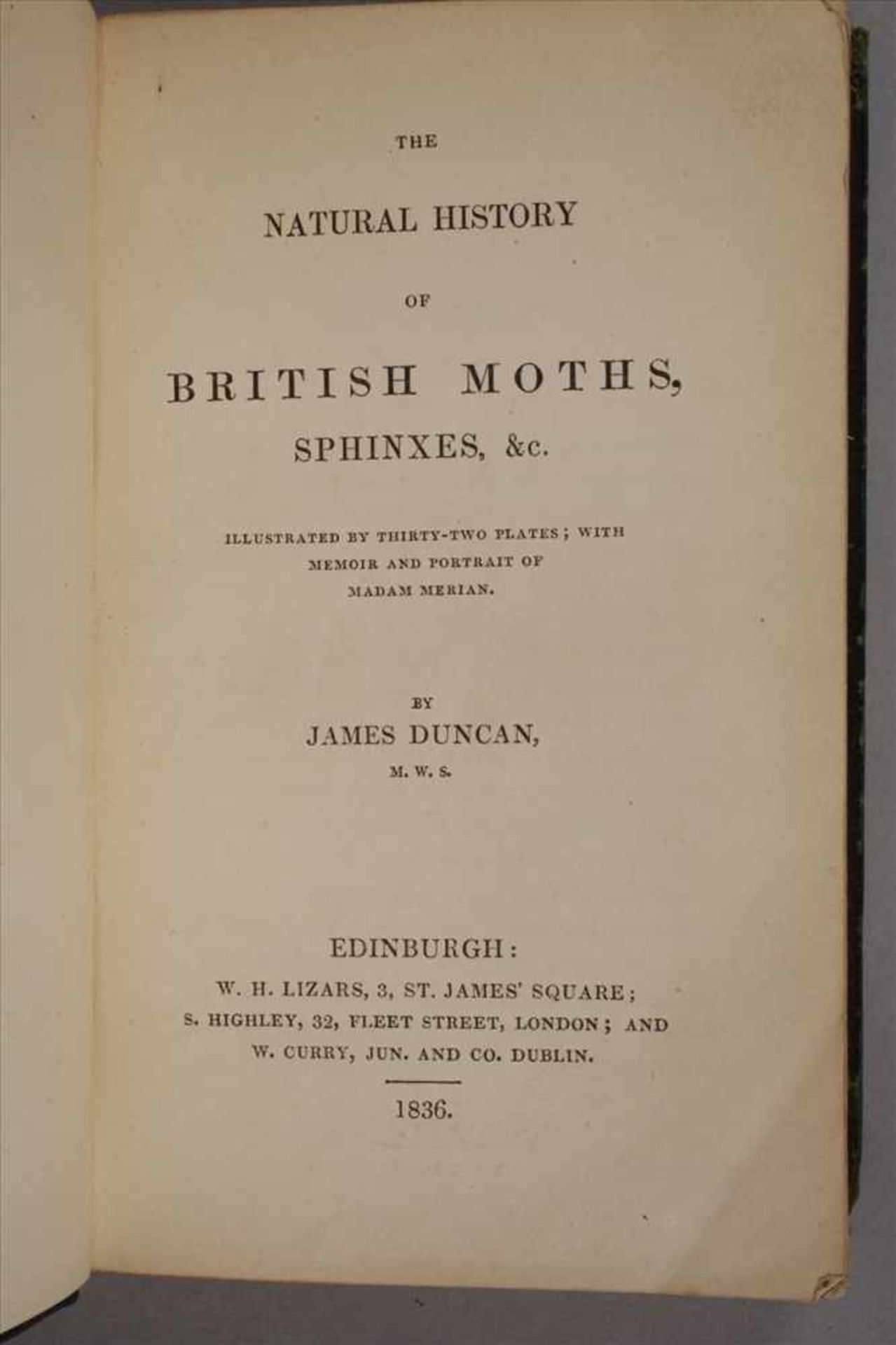 The Natural History40 Bde., Edinburgh bei Lizars 1833-1843, Format 8°, grüne geprägte Ledereinbände, - Bild 5 aus 11