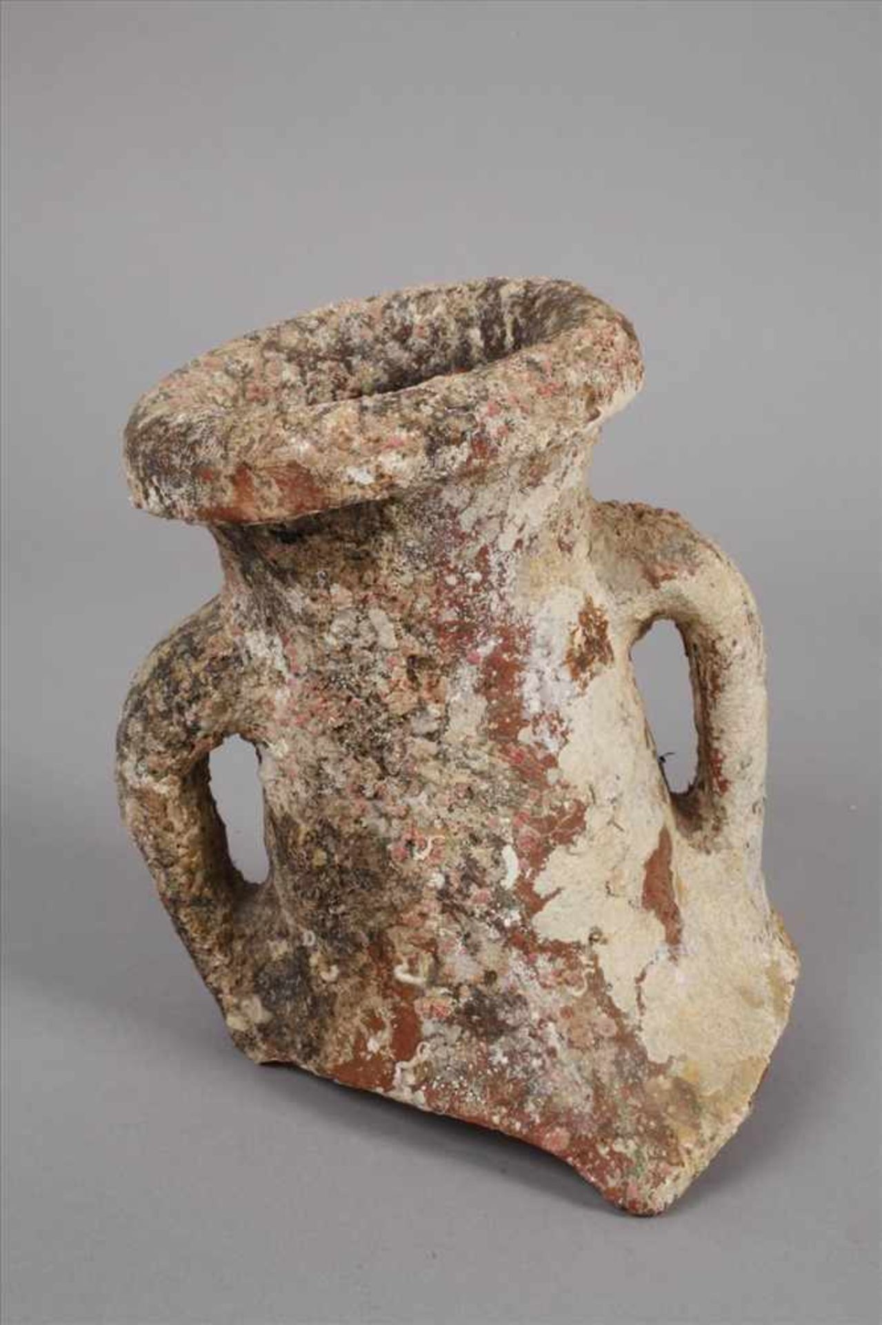 Fragmente dreier antiker Amphorendas größte Fragment ist ein fast vollständiger Hals einer - Bild 4 aus 5
