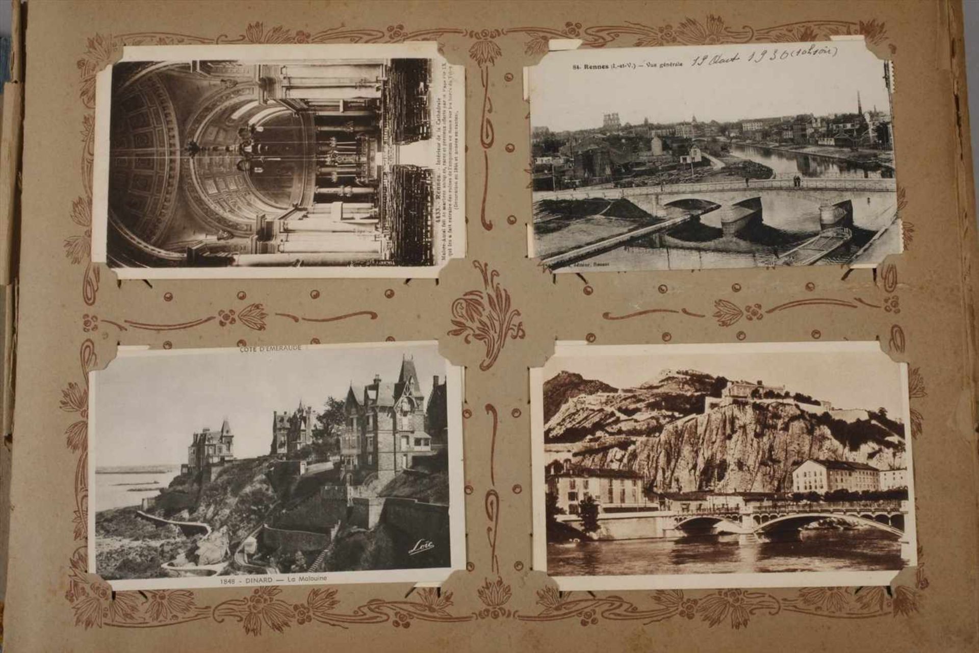 Ansichtskartenalbum Frankreichmehrheitlich um 1910, ca. 490 vorwiegend topographische - Bild 8 aus 8