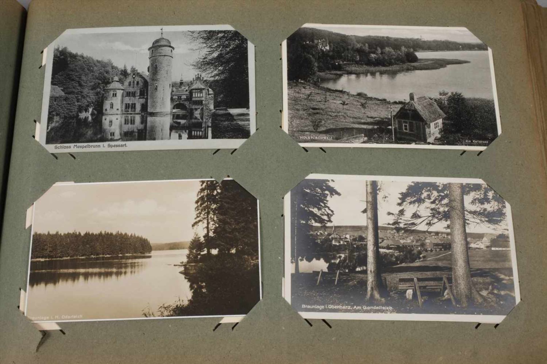 Ansichtskartenalbum West- und Süddeutschlandund Alpen, um 1910 bis vor 1945, ca. 510 vorwiegend - Bild 2 aus 7