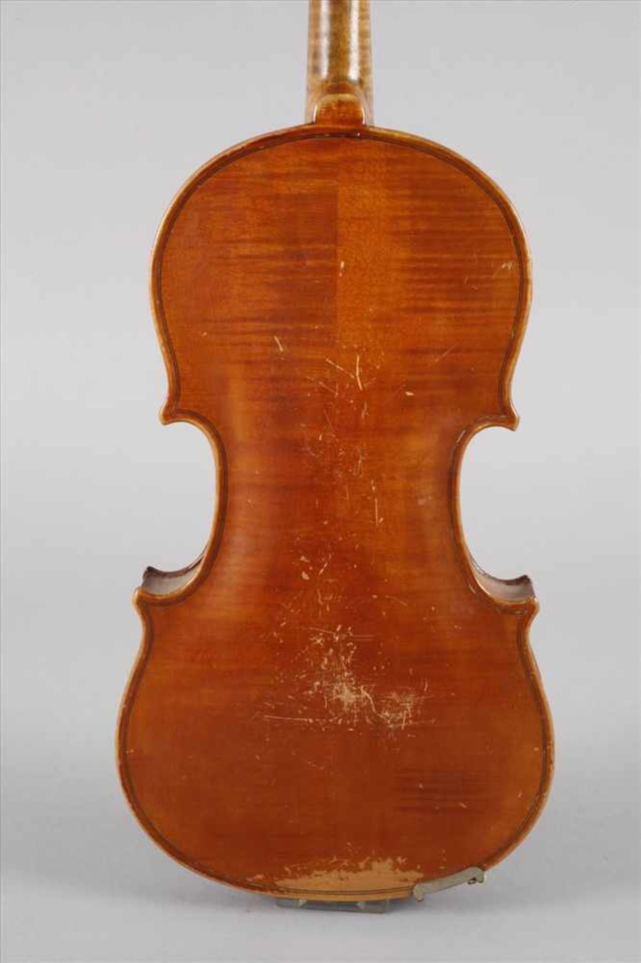 Violine im Etuiinnen auf Klebezettel bezeichnet Jungmann Keller Geigenmacher Landwüst üb Adorf i - Bild 2 aus 7