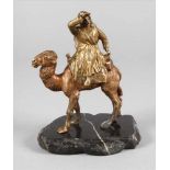 Wiener Bronze Araberum 1900, unsigniert, Bronze polychrom in Kaltbemalung staffiert, Darstellung