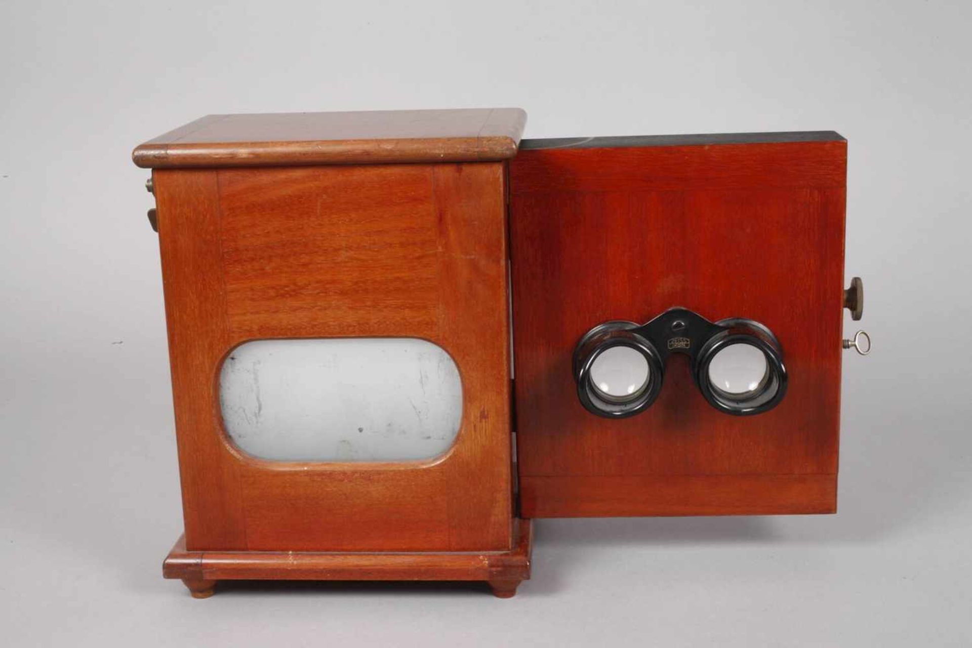Stereobetrachter Carl Zeissum 1920, gemarkt Zeiss Ikon, Betrachter für Bilderkassetten, mit - Bild 3 aus 4