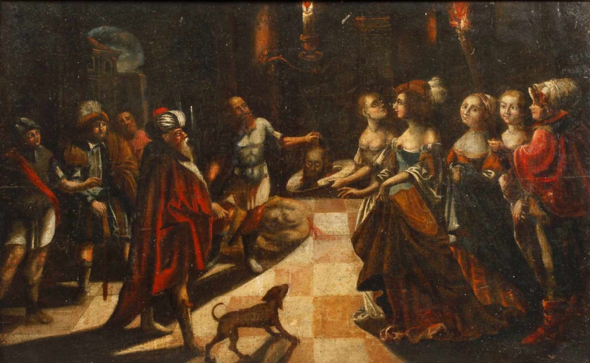 Salomé mit dem Kopf Johannes des Täufers, um 1600Darstellung der biblischen Szene aus dem neuen