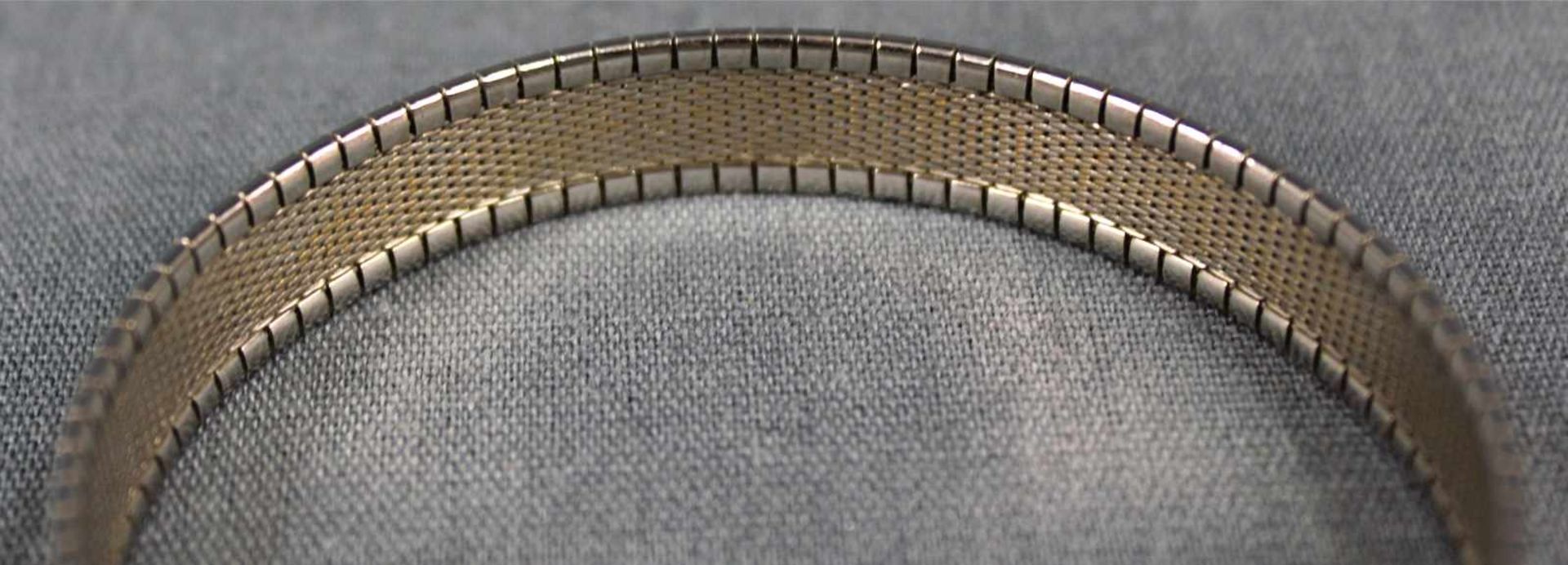 Armband Gold 750 Karat. Weißgold. Arbeit aus Italien. Marken.30,3 Gramm. Auch geprüft.Bracelet - Image 3 of 7