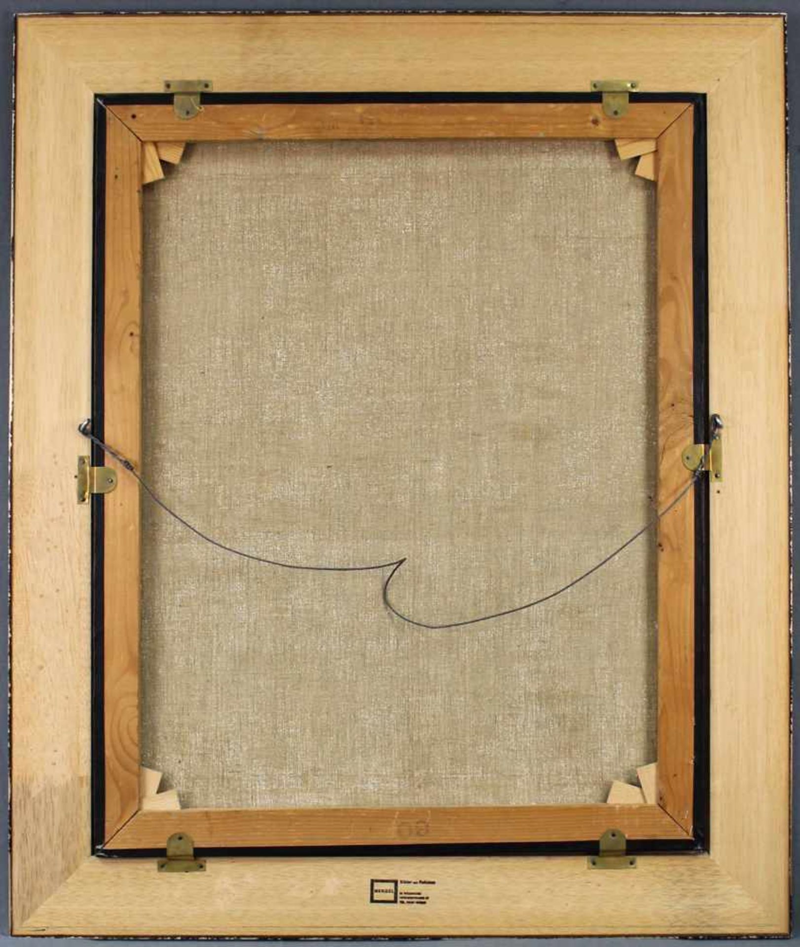 EHRHARDT (XX). Weißer und roter Mohn.75 cm x 60 cm. Gemälde. Öl auf Leinwand. Links unten - Bild 2 aus 6