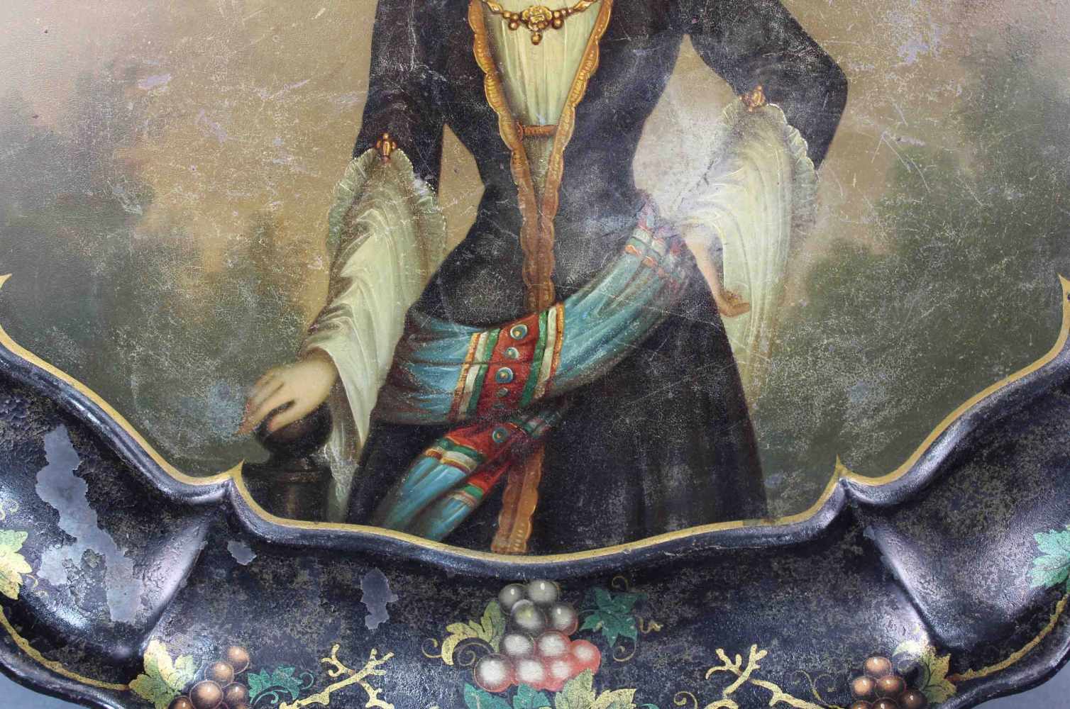 ORIENTALIST (XIX). 3/4 Portrait einer Schönheit im osmanischem / arabischen Outfit.52 cm x 44 cm. - Image 5 of 8