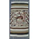 Bildteppich, Kelim / Decke. Aztec, Mexico. Circa 50 Jahre alt.145 cm x 78 cm. Handgewebt. Wolle